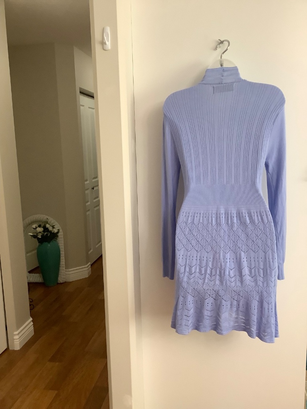 Cherie Bliss Mauve Crochet Cardigan Small - Picture 2 of 11